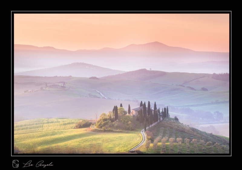 paysage de Toscane, vacance voyage photo