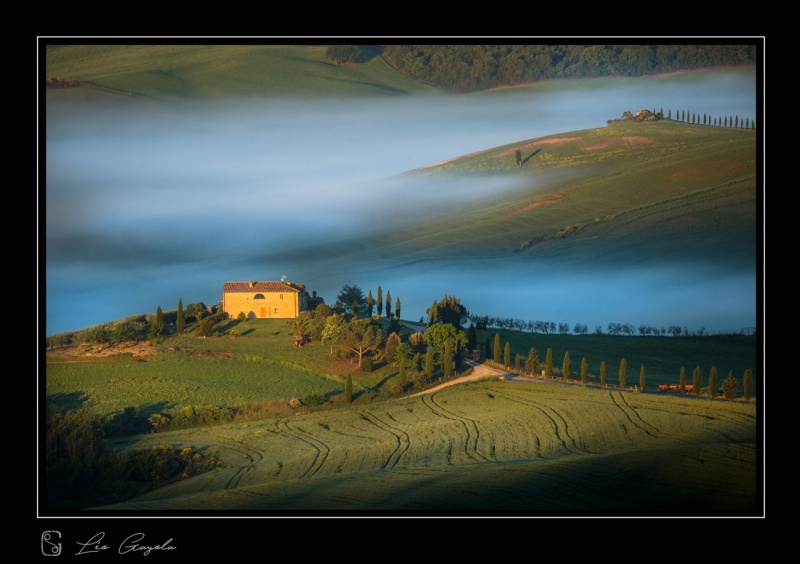 Photo de paysage de Toscane, San Giminiano, Pienza / stage photo nature