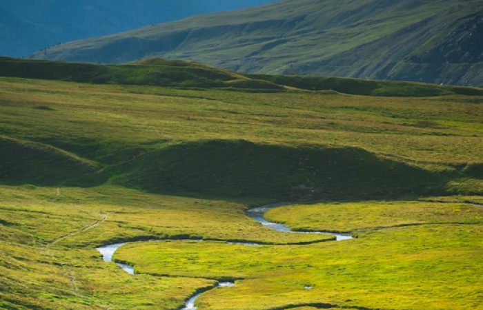 Paysage pris lors du stage photo nature "couleurs estivales" dans le Queyras