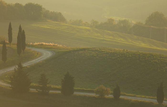 Séjour photo en Toscane en juin dernier / atelier photo macro / prise du vue montagne italienne